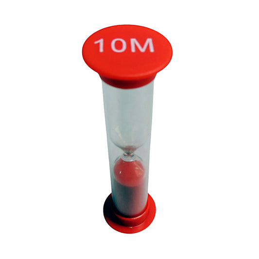 Sand Timer 10 Minutes Red