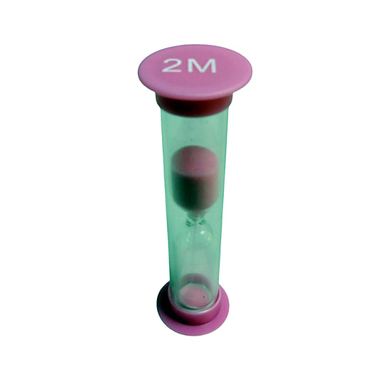 Sand Timer 2 Minutes Pink