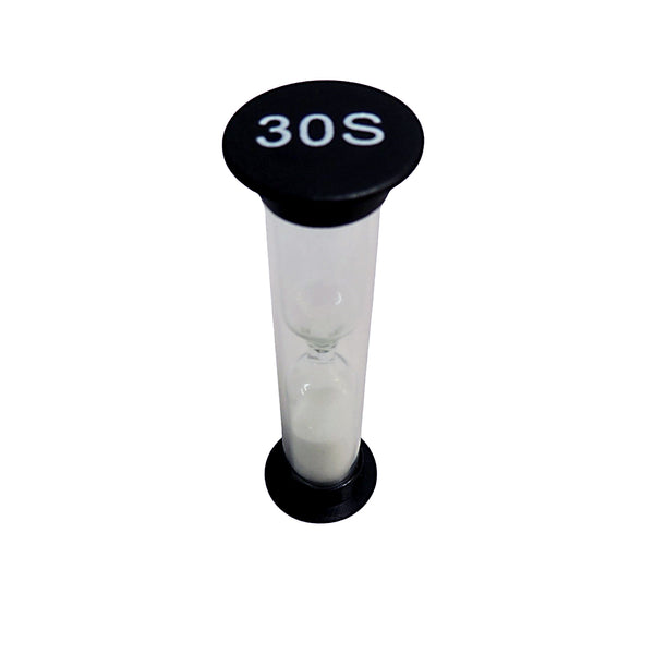Sand Timer 30 Seconds Black