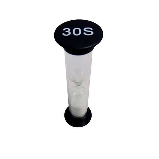 Sand Timer 30 Seconds Black