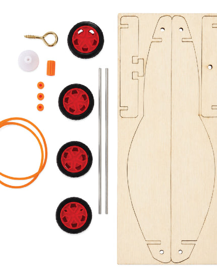 Science Kit - Elastic Driven Vehicle 4