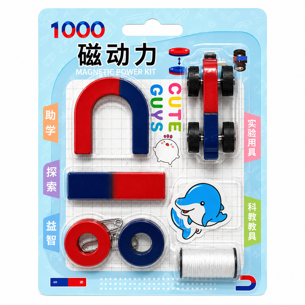 Science Kit - Magnet Play Set - Power Kit 1000