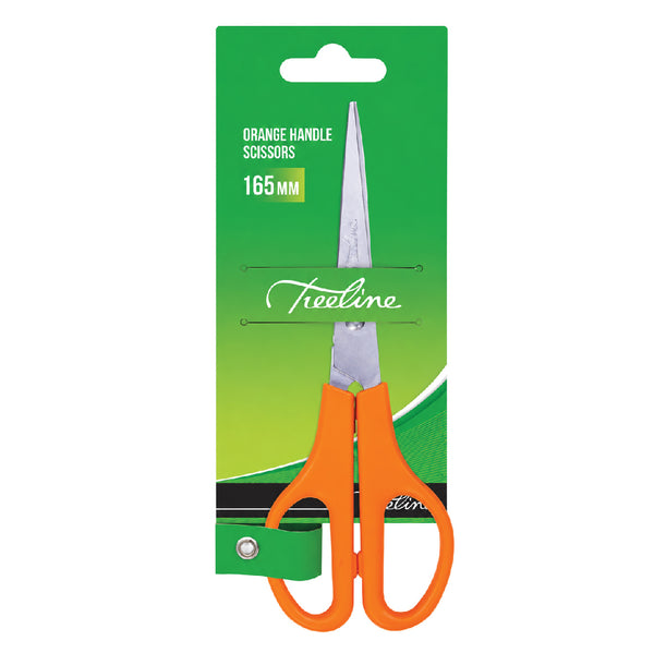 Scissor 165mm Ornage Handle - Treeline 1