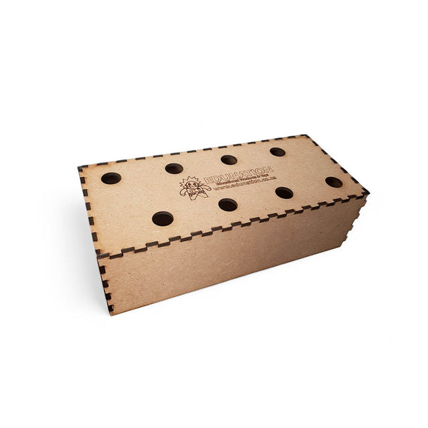 Scissors Holder - wooden 8 hole