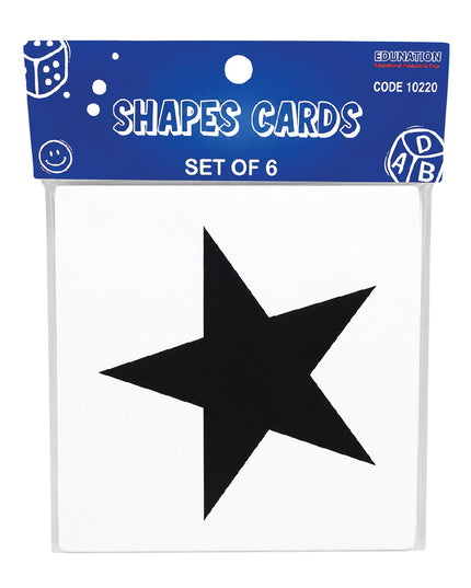 Shapes cards - Set of 6 1