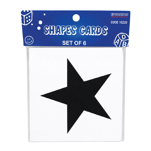 Shapes cards - Set of 6 1