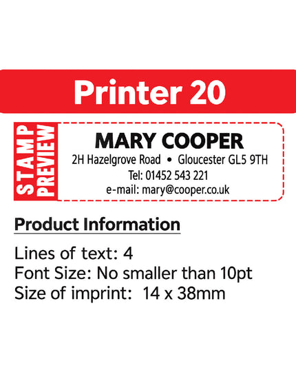 Stamp - Printer 20 4
