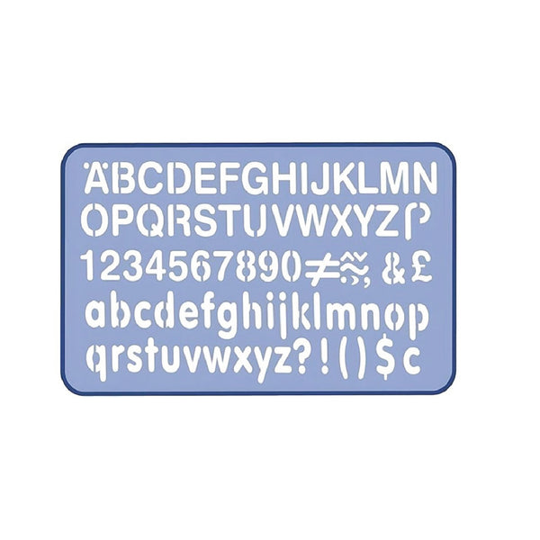 Stencil Lettering Blue 10mm - Helix 2