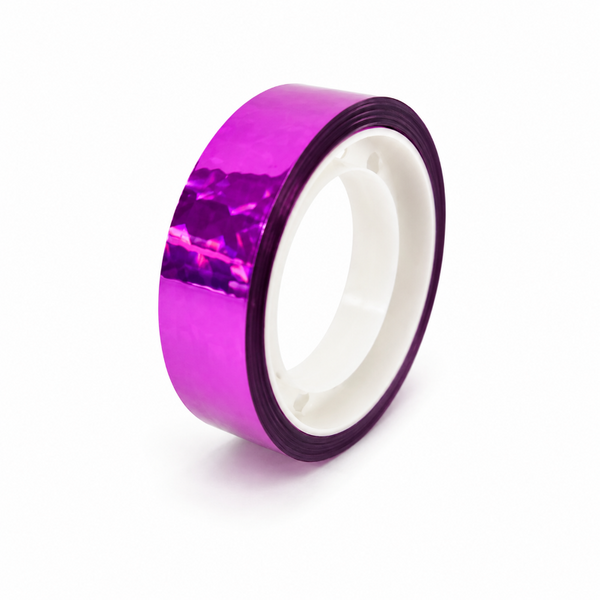 Stick Tape PRINTED - METALLIC 10mm x 10cm - Pink