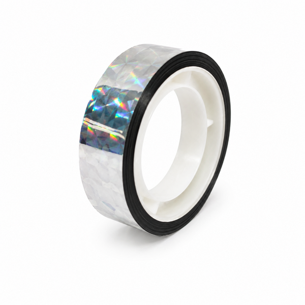 Stick Tape PRINTED - METALLIC 10mm x 10cm - Silver