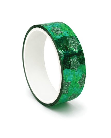 Stick Tape - Printed Metallic - 15mm x 3m - Green