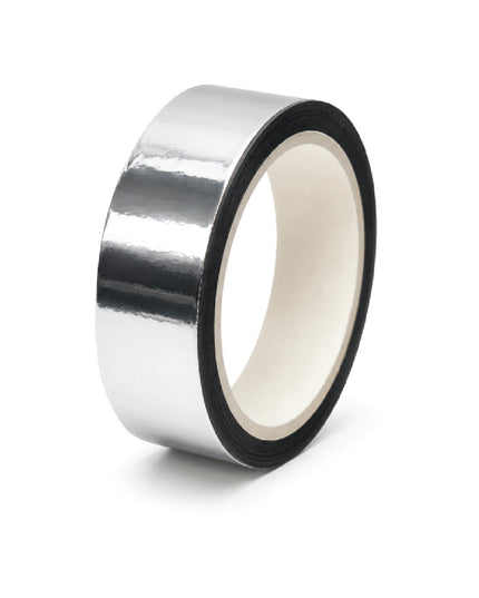 Stick Tape PLAIN METALLIC 10mm x 10cm - Silver 1
