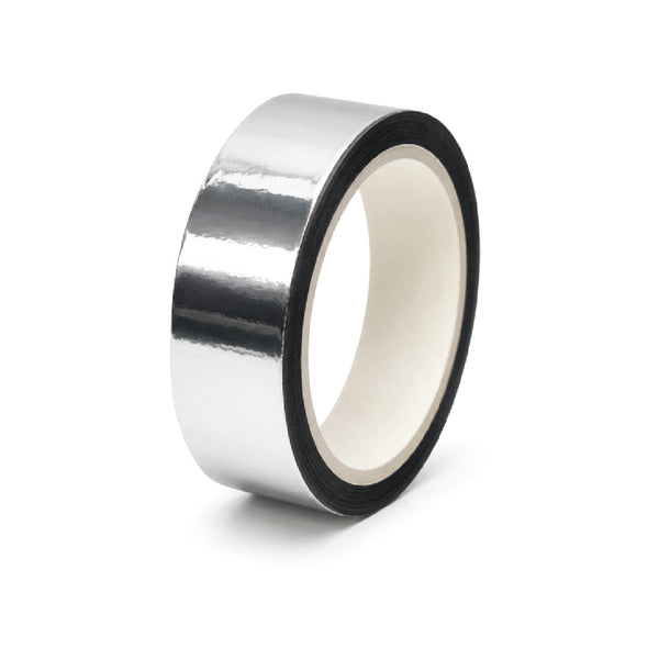 Stick Tape PLAIN METALLIC 10mm x 10cm - Silver 1