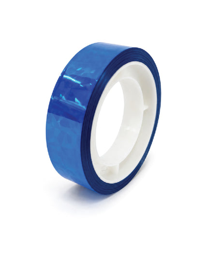 Stick Tape PRINTED - METALLIC 10mm x 10cm - Blue 1