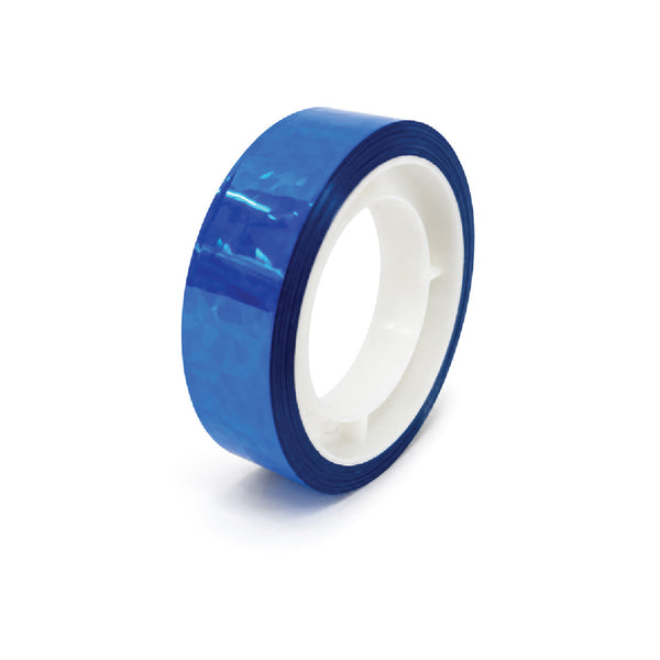 Stick Tape PRINTED - METALLIC 10mm x 10cm - Blue 1