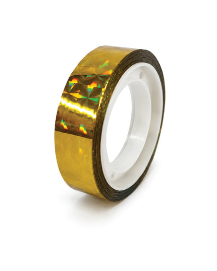 Stick Tape PRINTED - METALLIC 10mm x 10cm - Gold 1