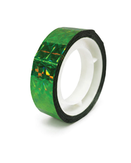 Stick Tape PRINTED - METALLIC 10mm x 10cm - Green 2