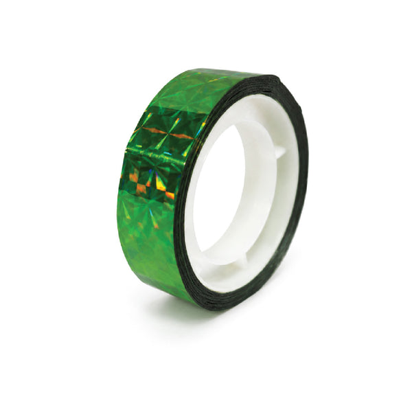 Stick Tape PRINTED - METALLIC 10mm x 10cm - Green 2