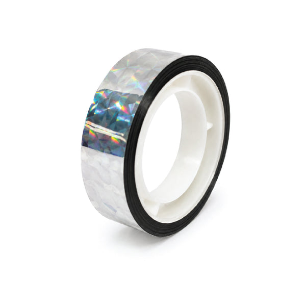 Stick Tape PRINTED - METALLIC 10mm x 10cm - Silver 1