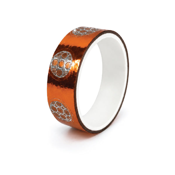 Stick Tape PRINTED - METALLIC 15mm x 3m Orange 1