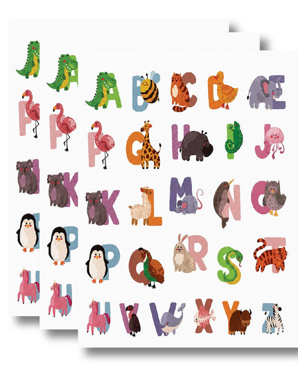 Sticker - Alphabet Animals 4