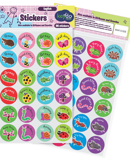 Teachers Stickers - English - Insects