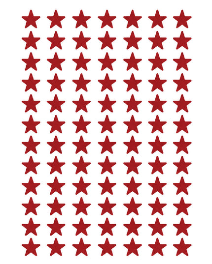 Stickers - Stars - Red - 168's 4
