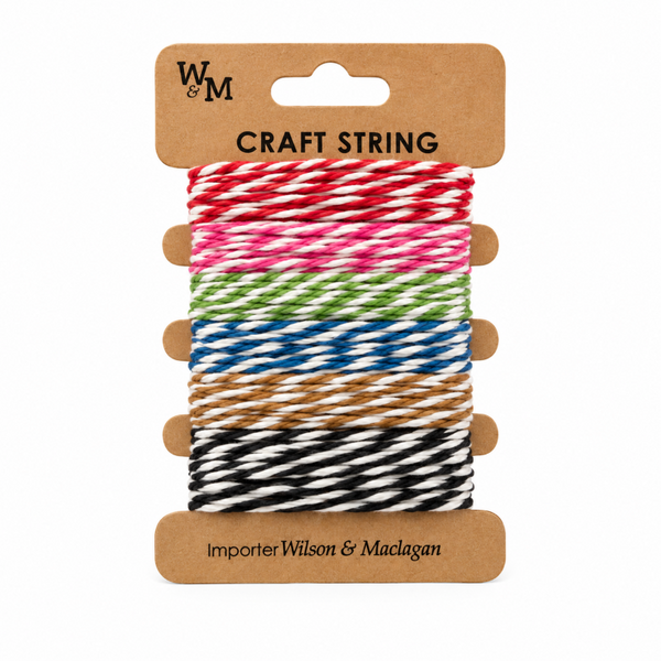 String Assorted Colours 6 x 2m