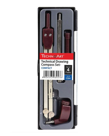 Technical Drawing Compass Set 4 Part - Technoart 2