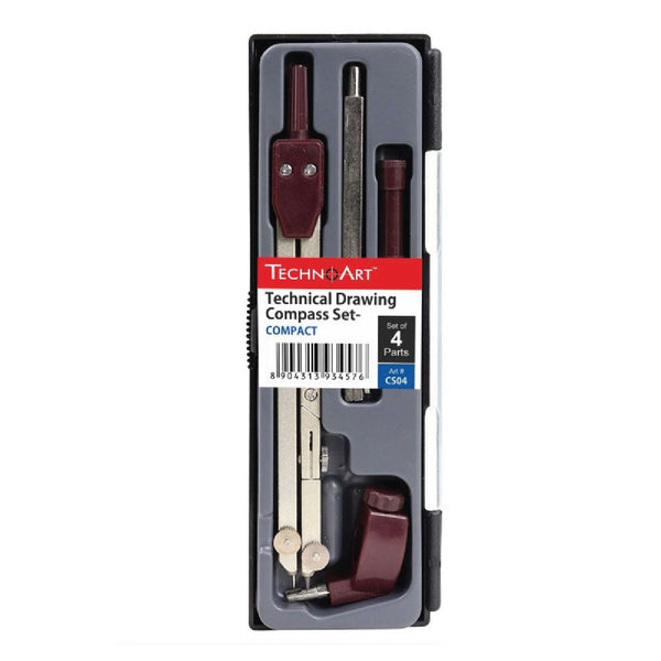 Technical Drawing Compass Set 4 Part - Technoart 2