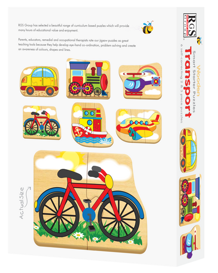 Puzzle - Smart Starter 2&3 pieces Transport
