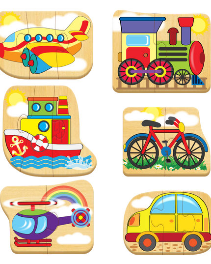 Puzzle - Smart Starter 2&3 pieces Transport