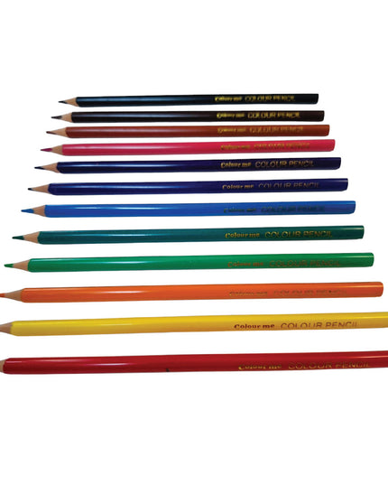 Triangular Colour Pencils 12's - Colour Me 4