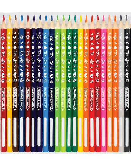 Triangular Colour Pencils 24's - Bantex 4