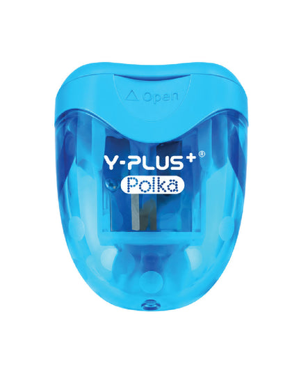 Two Hole Sharpener With Container Polka 5