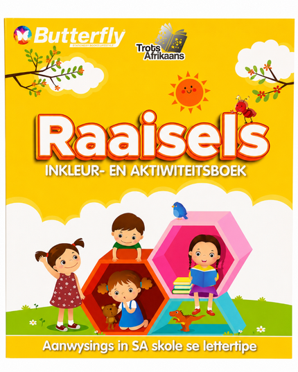 Werkboek - Raaisels, Inkleur en Aktiwiteitsboek