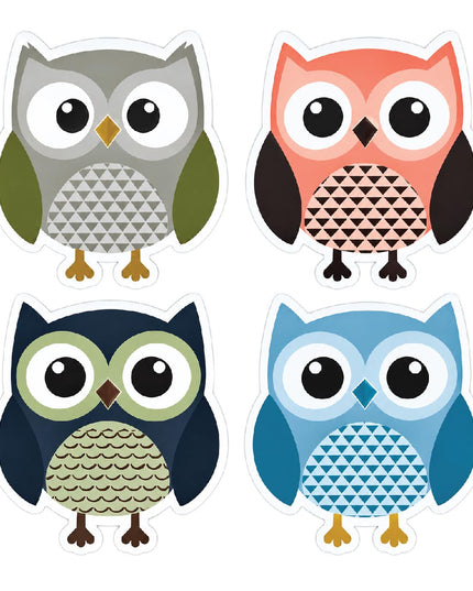 White Board Eraser Magnetic - Owl - Assorted Colours - Each 2