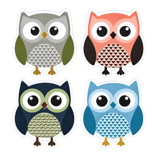 White Board Eraser Magnetic - Owl - Assorted Colours - Each 2