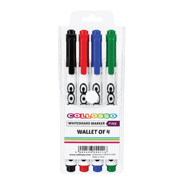 Whiteboard Markers Fine 4's - Collosso 1