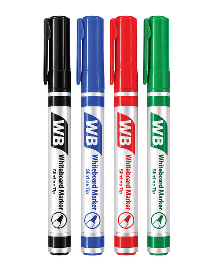 Whiteboard Markers Slimline 4's - Parrot 4