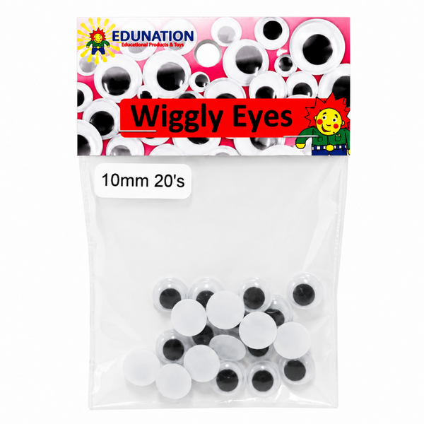 Wiggly Eyes 10mm 20's 