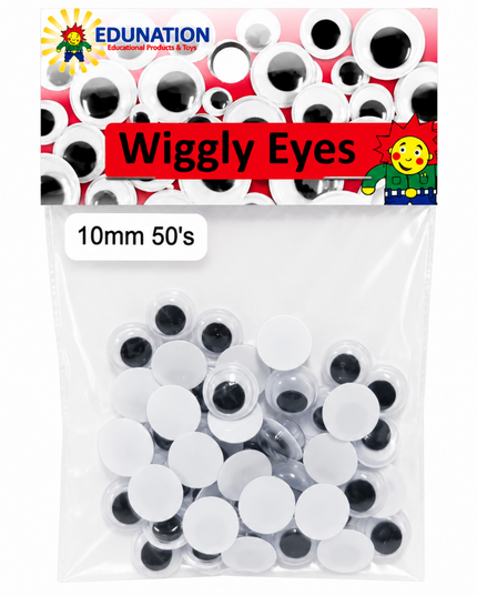 Wiggly Eyes 10mm 50's 