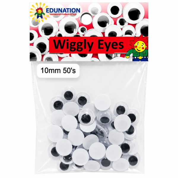 Wiggly Eyes 10mm 50's 
