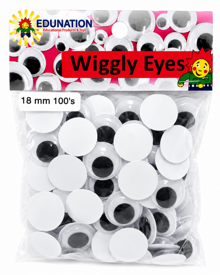 Wiggly Eyes 18mm 100's