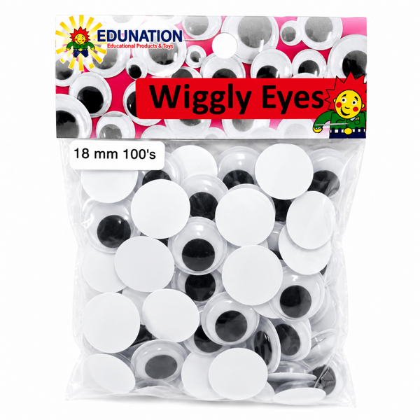 Wiggly Eyes 18mm 100's