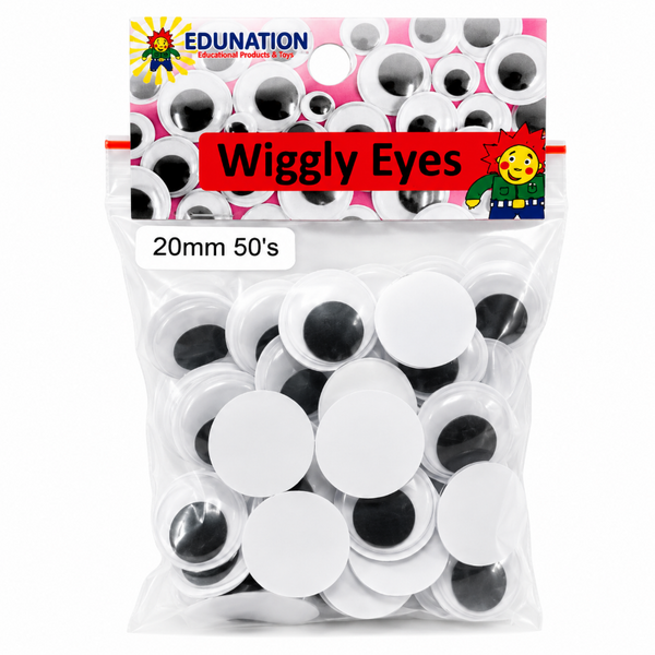 Wiggly Eyes 20mm 50's