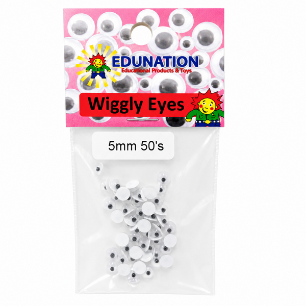 Wiggly Eyes 5mm 50's
