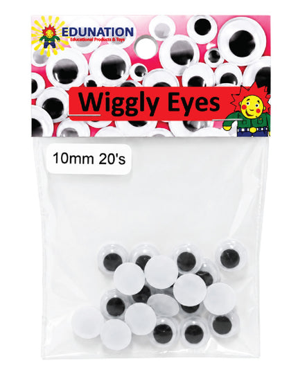 Wiggly Eyes 10mm 20's 1