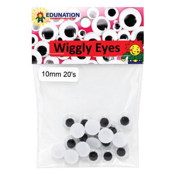 Wiggly Eyes 10mm 20's 1