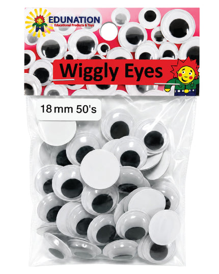 Wiggly Eyes 18mm 50's 1
